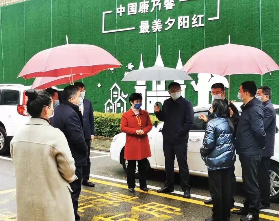 长沙市副市长邹特一行到康乃馨公司督导疫情防控工作